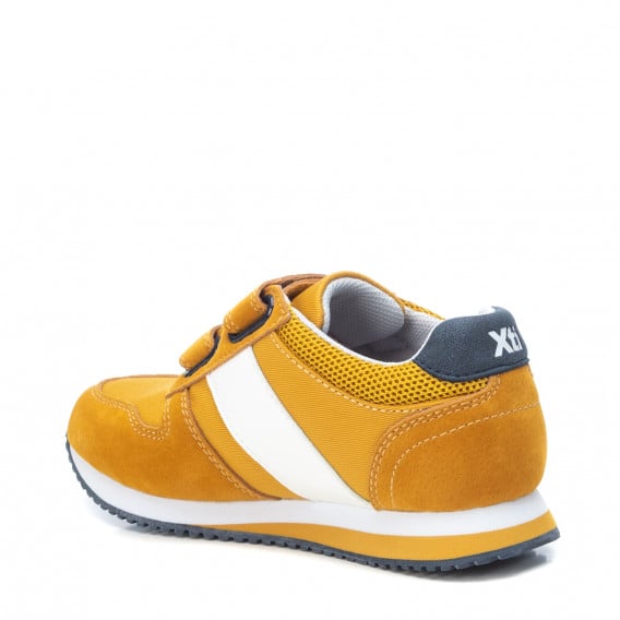 Πάνινα παπούτσια με velcro, κίτρινο XTI 242862 3