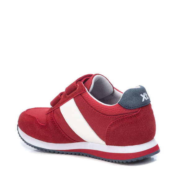 Πάνινα παπούτσια με velcro, κόκκινο XTI 242866 3