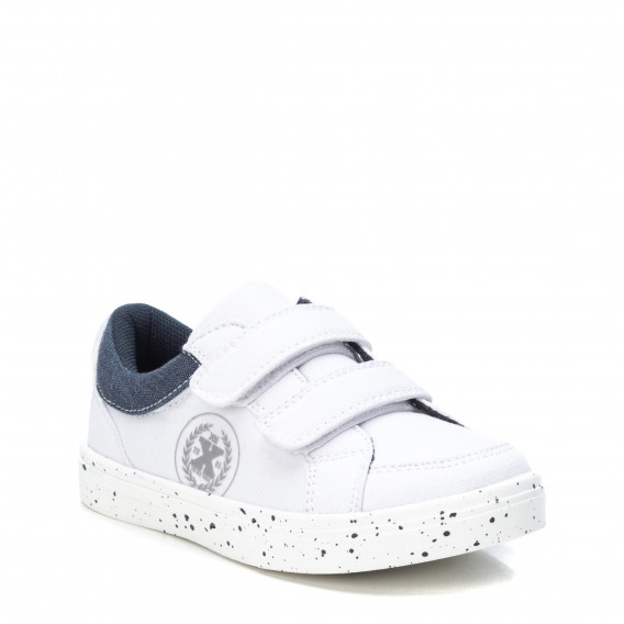 Πάνινα παπούτσια με velcro, σε λευκό XTI 242929 2
