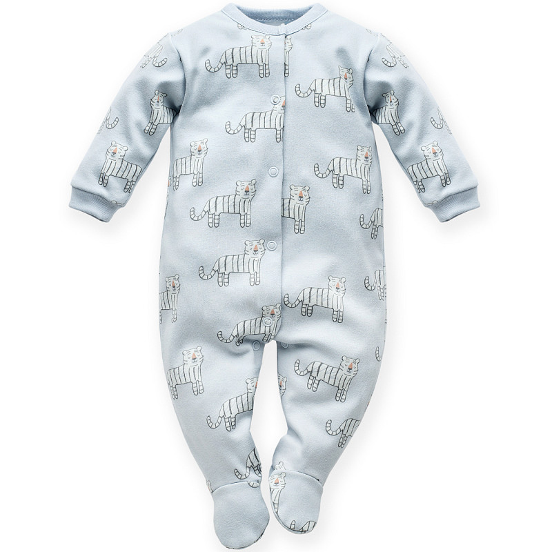 Βαμβακερό φορμάκι για ένα μωρό με μπλε χρώμα  242933