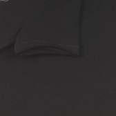 Βαμβακερό μπλουζάκι με τύπωμα φιδιού, μαύρο Sisley 243105 4