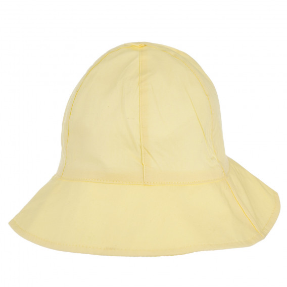 Βαμβακερό καπέλο, ανοιχτό κίτρινο Benetton 243122 