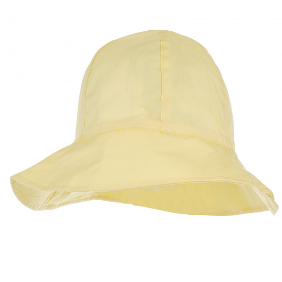 Βαμβακερό καπέλο, ανοιχτό κίτρινο Benetton 243123 2