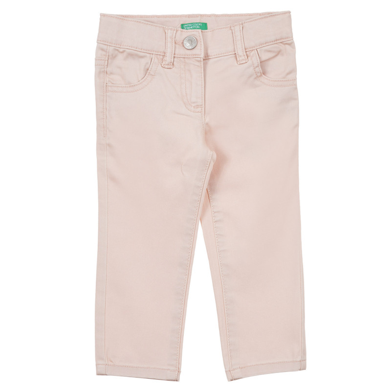 Παντελόνι με απλικέ λογότυπο μάρκας, ανοιχτό ροζ  243172