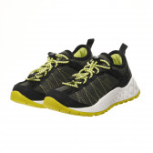 Πάνινα παπούτσια με κίτρινες πινελιές, σκούρο πράσινο Timberland 243565 
