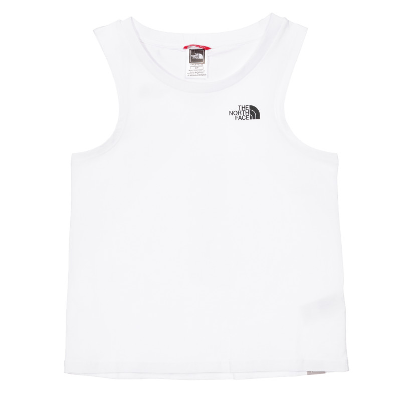 Μπλουζάκι με το λογότυπο της μάρκας, λευκό  243581