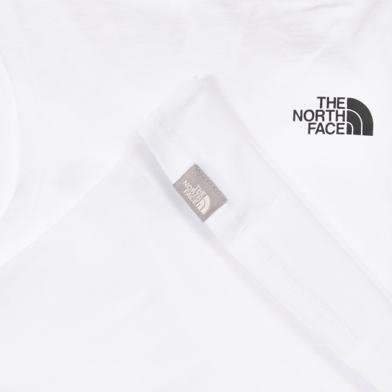 Μπλουζάκι με το λογότυπο της μάρκας, λευκό The North Face 243584 3