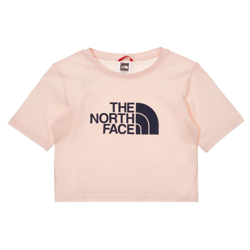 Βαμβακερό μπλουζάκι με το λογότυπο της μάρκας, σε ροζ χρώμα  243593