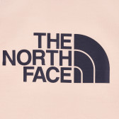 Βαμβακερό μπλουζάκι με το λογότυπο της μάρκας, σε ροζ χρώμα The North Face 243594 2