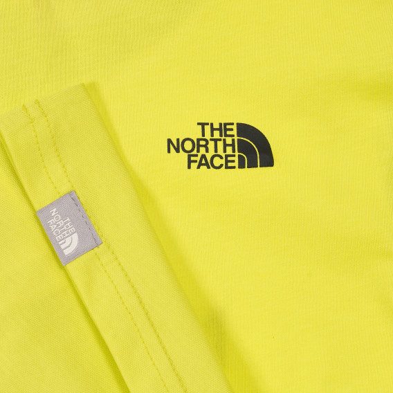 Βαμβακερό μπλουζάκι με το λογότυπο της μάρκας, σε πράσινο χρώμα The North Face 243611 2