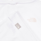 Βαμβακερό μπλουζάκι με το λογότυπο της μάρκας σε λευκό χρώμα. The North Face 243619 2
