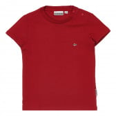 Βαμβακερό μπλουζάκι με μικρό απλικέ, κόκκινο Napapijri 243680 