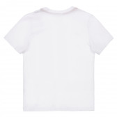 Βαμβακερό μπλουζάκι με την επιγραφή της μάρκας, λευκό Napapijri 243690 3