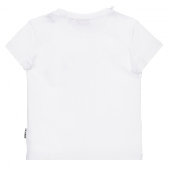 Βαμβακερό μπλουζάκι με το λογότυπο της μάρκας, λευκό χρώμα Napapijri 243697 3