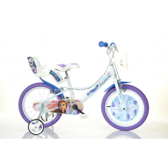 Παιδικό ποδήλατο Frozen 3 14&quot; σε λευκό χρώμα Frozen 243849 