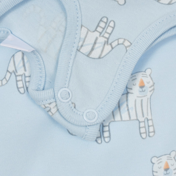 Βαμβακερό φορμάκι με τύπωμα για μωρό, γαλάζιο Pinokio 243933 4