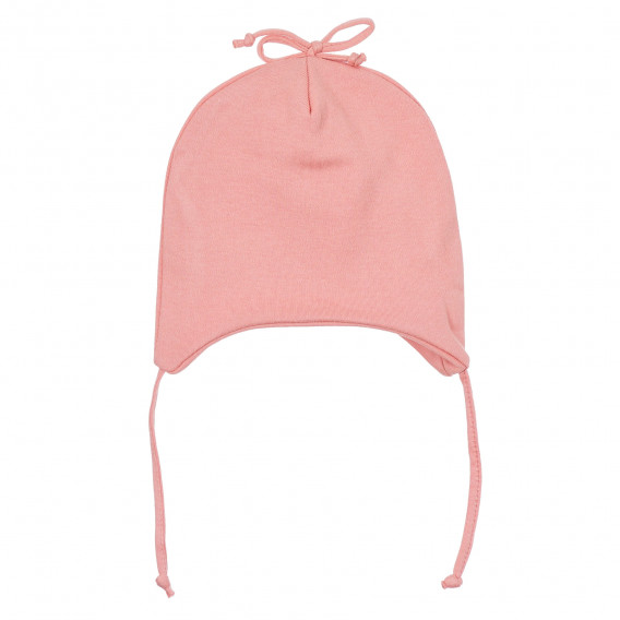 Βαμβακερό καπέλο με κορδέλα για ένα μωρό, ροζ Pinokio 243981 5