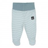 Βαμβακερό παντελόνι με λευκές και μπλε ρίγες για ένα μωρό Pinokio 244028 2
