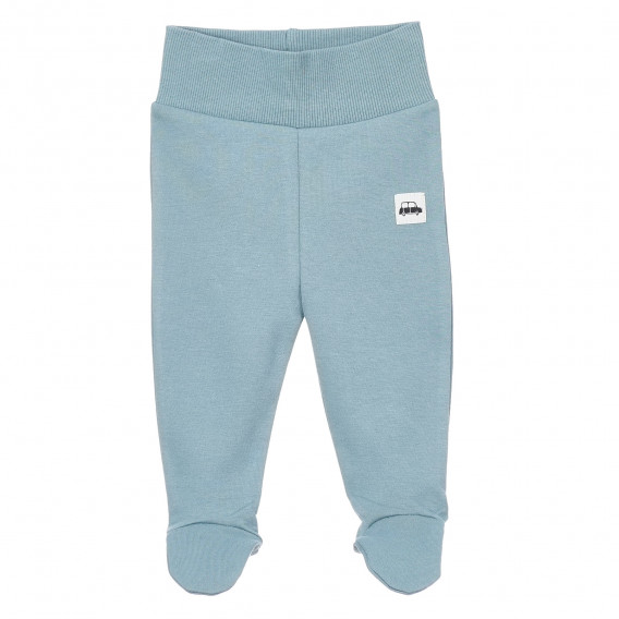 Βαμβακερό ολόσωμο παντελόνι για μωρά, μπλε Pinokio 244035 2