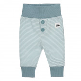Βαμβακερό παντελόνι μωρού σε άσπρες και μπλε ρίγες Pinokio 244051 2