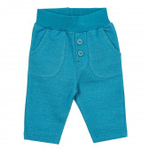 Βαμβακερό παντελόνι μωρού, σε μπλε χρώμα Pinokio 244083 2