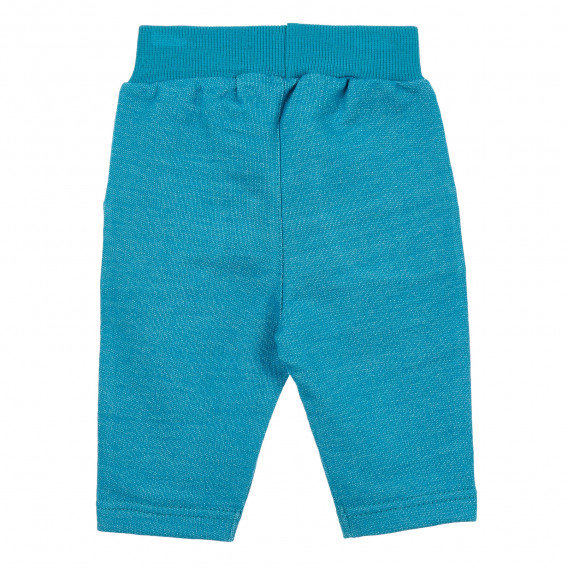 Βαμβακερό παντελόνι μωρού, σε μπλε χρώμα Pinokio 244086 5