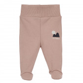 Βαμβακερό ενιαίο παντελόνι για μωρά, ροζ Pinokio 244157 2
