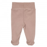 Βαμβακερό ενιαίο παντελόνι για μωρά, ροζ Pinokio 244160 5