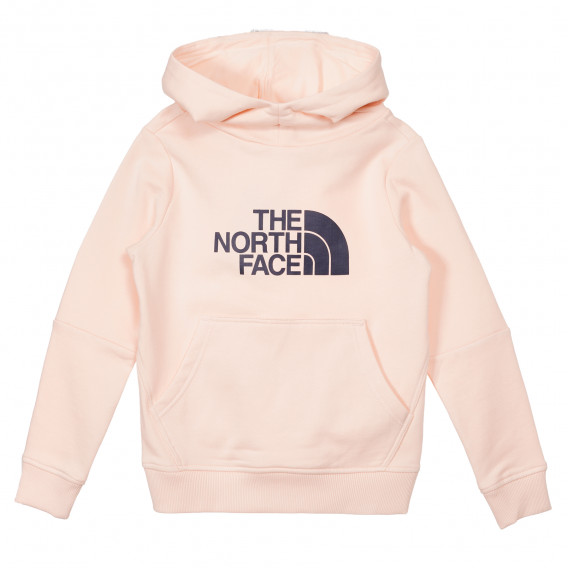 Φούτερ με το λογότυπο της μάρκας, ανοιχτό ροζ The North Face 244176 