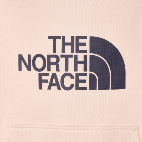 Φούτερ με το λογότυπο της μάρκας, ανοιχτό ροζ The North Face 244177 2