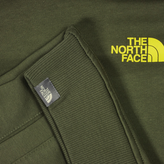 Φούτερ με το λογότυπο της μάρκας, σκούρο πράσινο The North Face 244196 2