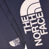Βαμβακερό κολάν με το λογότυπο της μάρκας, σκούρο μπλε The North Face 244202 3