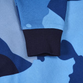 Βαμβακερή μπλούζα με τύπωμα καμουφλάζ, μπλε Napapijri 244251 3