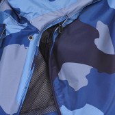 Ανοιξιάτικο μπουφάν με τύπωμα καμουφλάζ, μπλε Napapijri 244258 3