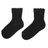 Μαύρες δαντελένιες κάλτσες για κορίτσια Chicco 244374 