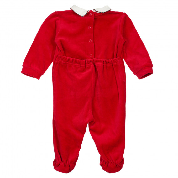 Χριστουγεννιάτικη φόρμα Chicco σε κόκκινο χρώμα για μωρό Chicco 244898 4