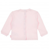 Chicco μακρυμάνικη βαμβακερή μπλούζα σε ροζ χρώμα για κοριτσάκι Chicco 244973 4
