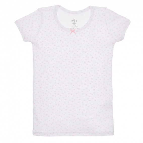 Σετ Chicco με δύο βαμβακερά μπλουζάκια σε λευκό χρώμα Chicco 245039 6
