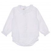 Βαμβακερό μπλουζάκι Chicco σε λευκό χρώμα για μωρό Chicco 245148 