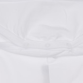 Βαμβακερό μπλουζάκι Chicco σε λευκό χρώμα για μωρό Chicco 245150 3