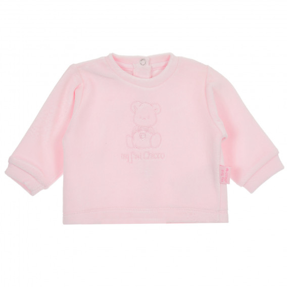 Μπλούζα μωρού για κορίτσια ροζ Chicco 245536 5
