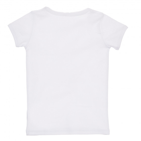 Σετ Chicco από βαμβακερά μπλουζάκια σε λευκό χρώμα με κορδέλα Chicco 245550 5