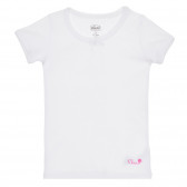 Σετ Chicco από βαμβακερά μπλουζάκια σε λευκό χρώμα με κορδέλα Chicco 245551 2