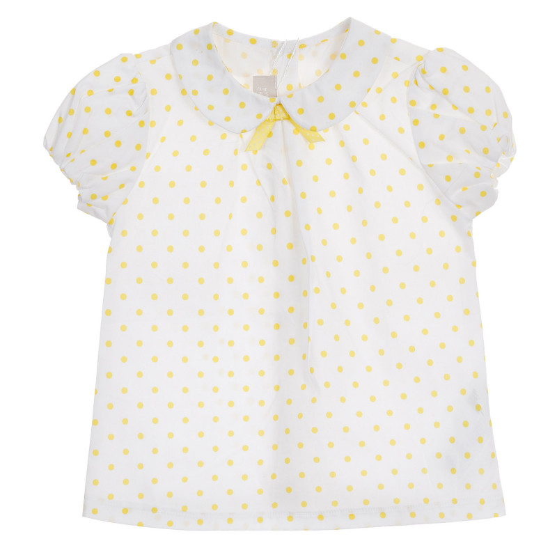 Βαμβακερό βρεφικό πουκάμισο Chicco σε λευκό χρώμα με στάμπα  245930