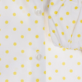 Βαμβακερό βρεφικό πουκάμισο Chicco σε λευκό χρώμα με στάμπα Chicco 245932 3