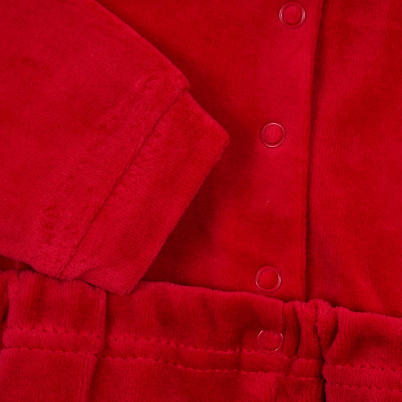 Χριστουγεννιάτικη βαμβακερή φόρμα Chicco σε κόκκινο χρώμα με χριστουγεννιάτικα μοτίβα για μωρό Chicco 246019 3