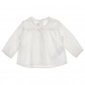 Λευκή βρεφική βαμβακερή μπλούζα Chicco με μοτίβο  Chicco 246057 