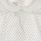 Λευκή βρεφική βαμβακερή μπλούζα Chicco με μοτίβο  Chicco 246058 2