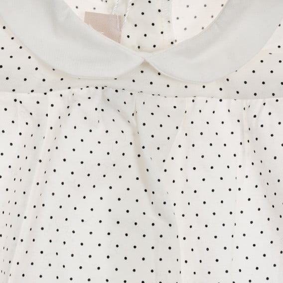 Λευκή βρεφική βαμβακερή μπλούζα Chicco με μοτίβο  Chicco 246058 2