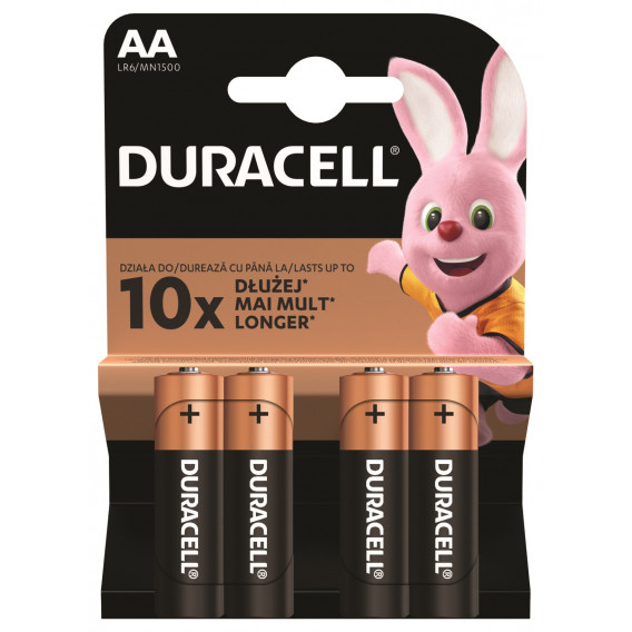 4 τεμ. Αλκαλικές μπαταρίες AA LR6 Duracell 246753 